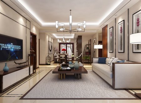 綠城熙園A戶型145平  新中式 