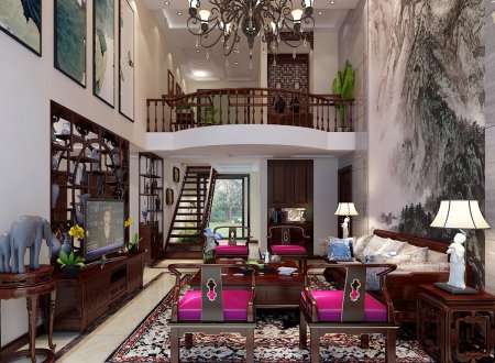 蔚藍群島案例   中式風格