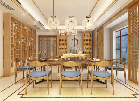 峴山花城18-1-101  中式效果圖