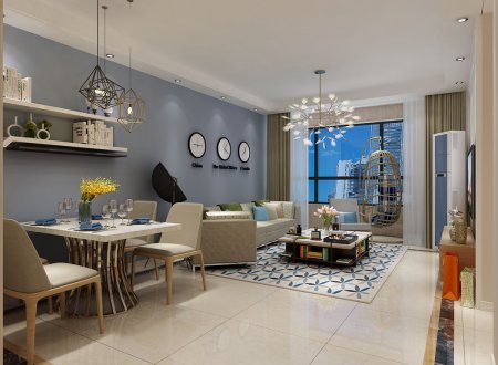 郁金香岸6-1-2302  簡(jiǎn)約  效果圖