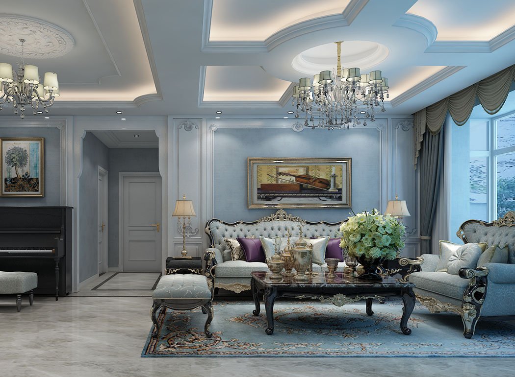 中城嘉匯B1效果圖  法式風格 (1)