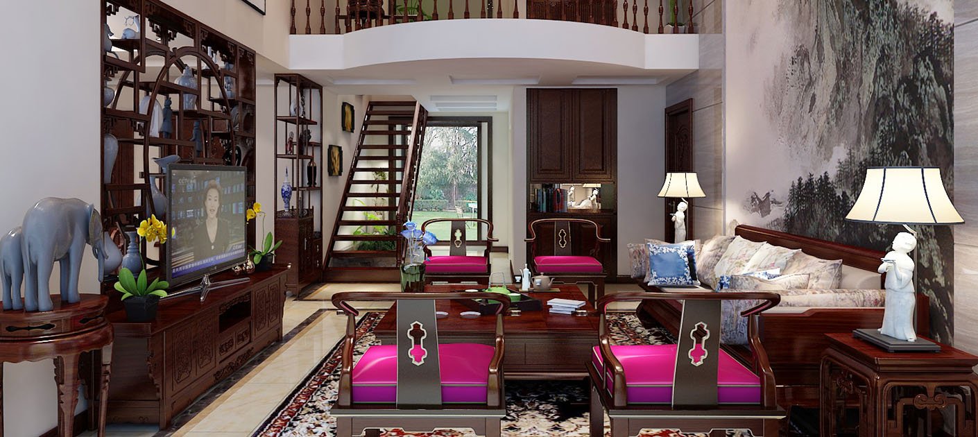 蔚藍(lán)群島案例   中式風(fēng)格