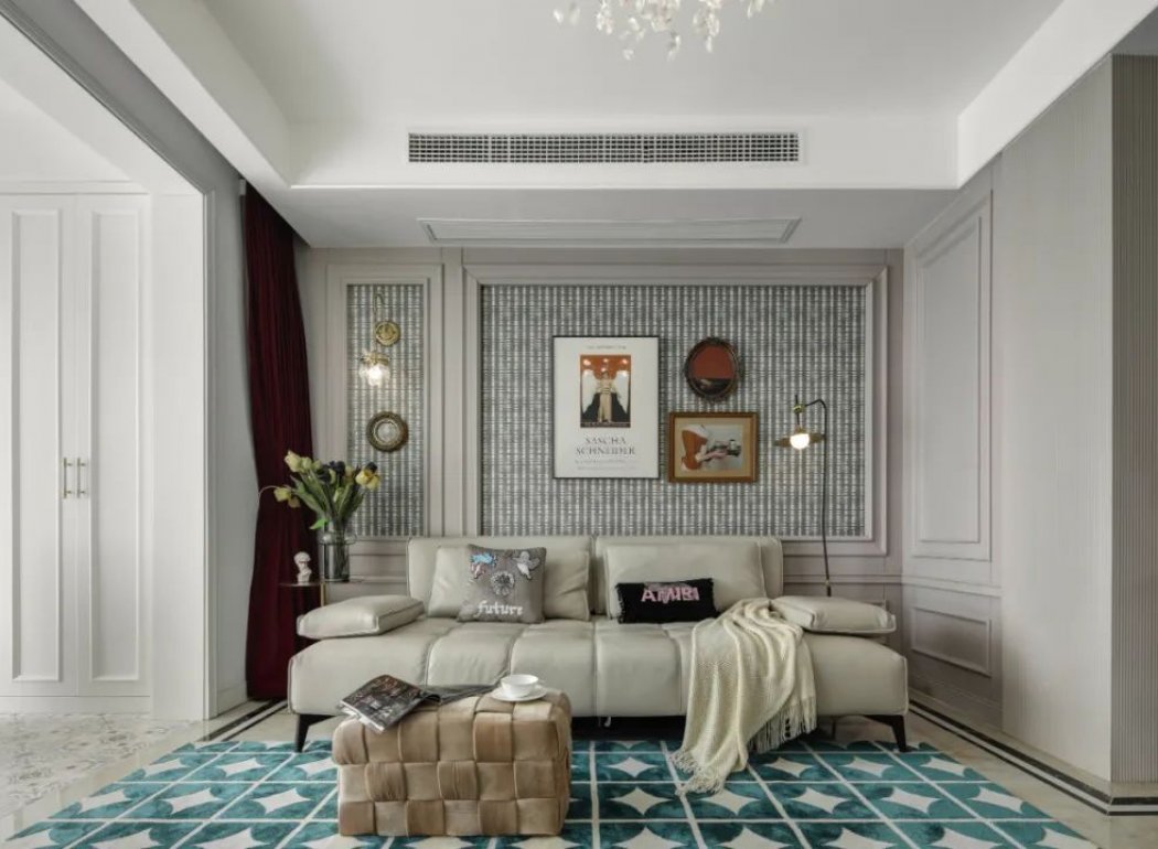 110平精裝房改造法式風(fēng)格 (1)