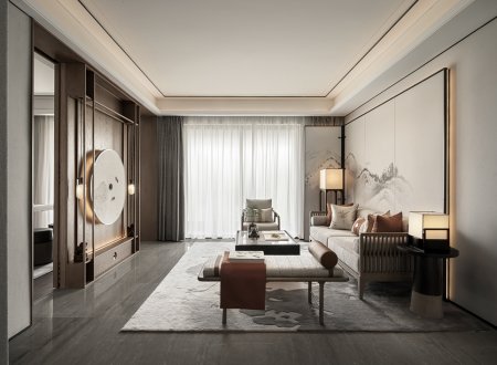 105平新中式風(fēng)格